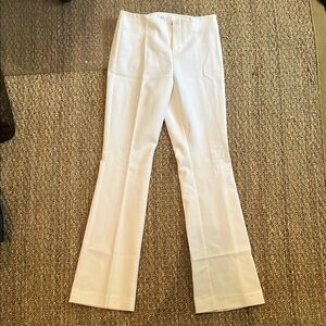 Elegant White Flared Pants